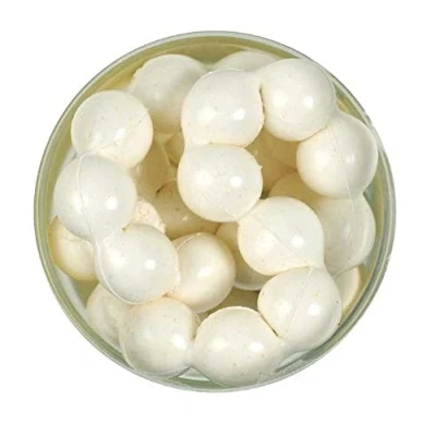 Image of Berkley PowerBait Power Eggs Floating Magnum Fishing Soft Bait, Fluorescent White Garlic Scent, .5 oz Small Jar