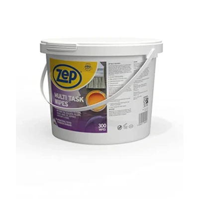 Image of Zep Multi Task Wipes 300 Pack, Paint Remover Wipes, Stain Removal Wet Hand Purpose Cleaner Wipes,Wipes Antibacterial Surface Cleaning, Big car Cleaning
