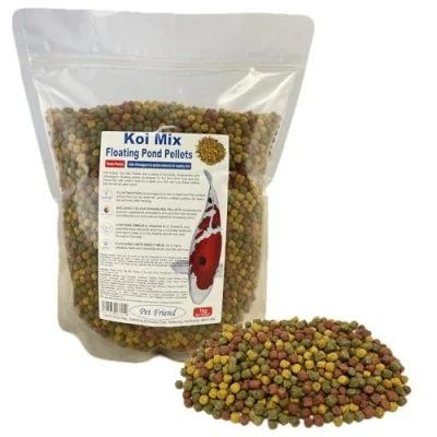 Image of Pet Friend Koi Mix Pond Fish Food 1kg 6mm Pellet