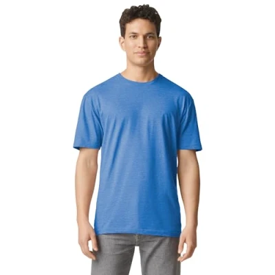 Image of Gildan Mens Short Sleeve Soft Style T Shirt (M) (Heather Royal)