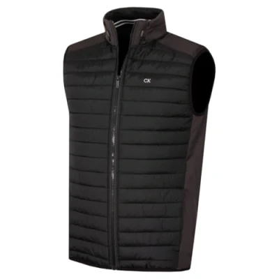 Image of Calvin Klein Mens Hybrid Gilet Storm/Black S