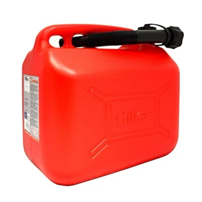 Image of Hilka 84809530 10L Red Plastic Fuel Can