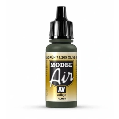 Image of AV Vallejo Model Air 17ml Olive Green RLM80