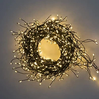Image of Christmas Workshop 3m 480 Micro LED Green Cluster String Light Warm White