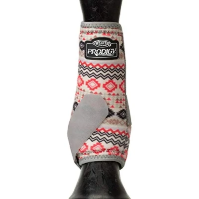 Image of Weaver Leather Prodigy® Athletic Boots, Large, Crimson Aztec