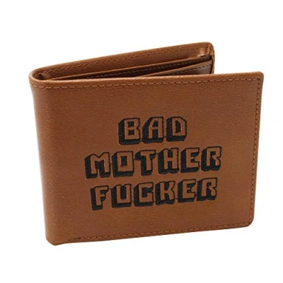 Image of Pulp Fiction Bad Mother Fucker leather wallet
