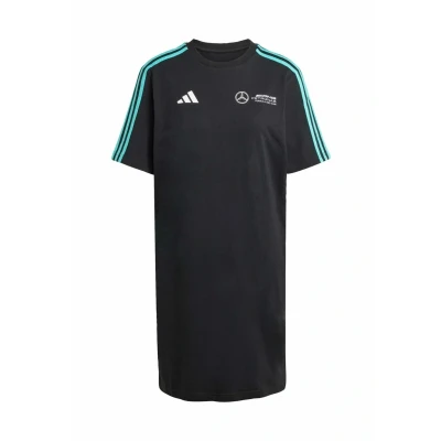 Image of adidas Women&#039;s Mercedes AMG Petronas Formula ONE Team DNA TEE Dress Women, Black/White, L