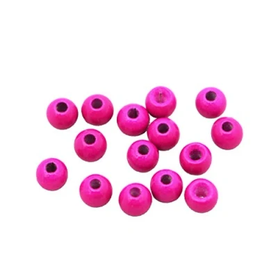Image of Tigofly 50 pcs/lot 4 Sizes UV Magenta Small Copper Beads Fly Tying Weight Nymph Head Jig Materials Fishing (2.5mm)