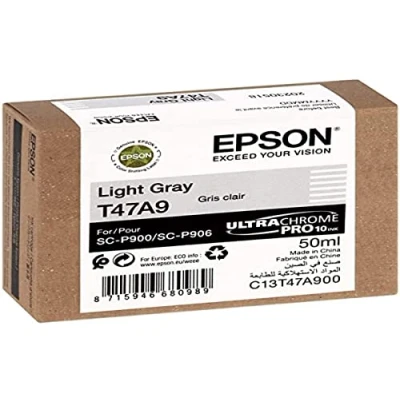 Image of Epson Singlepack Light Gray T47A9 UltraChrome