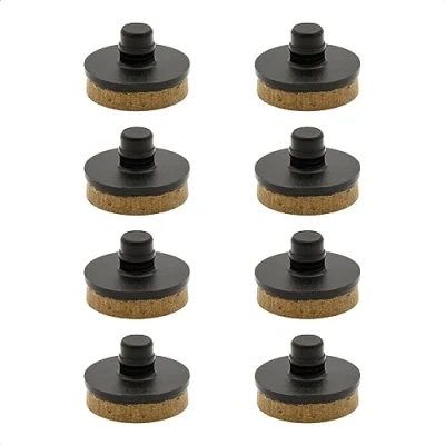 Image of Wagner QuickClick® Felt Gliders, Furniture Glides, Chair Set of 8 Replacement Interchangeable, Special SYNO Diameter 15 mm for Smart Base Made in Germany 15788600