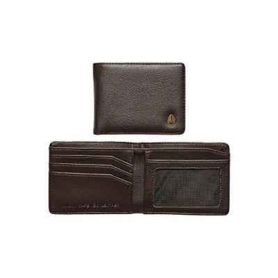 Image of Nixon Men Cape Portemonnaie Travel Accessory Neck Stash, Brown, 10,8 x8,5 cm