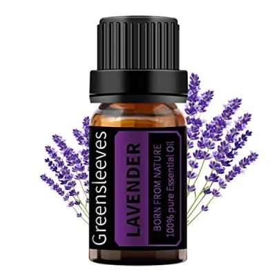 Image of GREENSLEEVES Lavender Essential Oil 10ml, 100% Pure Organic Scent Aromatherapy Diffuser Oils 10ml(Lavender)