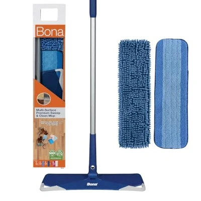 Image of Bona Mop, Microfiber, Blue, 1 Count (Pack of 1)