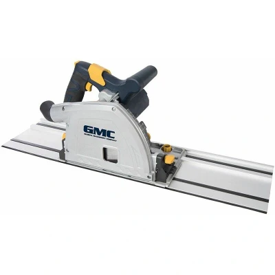 Image of GMC 336282 1400W 165 mm Plunge Saw and Track Kit GTS165 UK, Silver