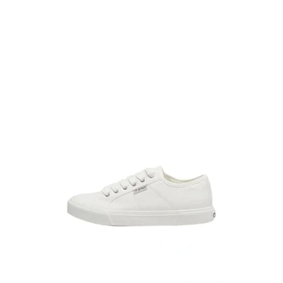 Image of ONLY Women&#039;s Onlnicola Canvas Sneaker Noos, White, 3.5 UK