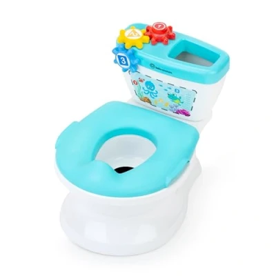 Image of Baby Einstein Geared for Success 2 in 1 Potty Training System, Ages 18 Months and Up, with Music Spinning Gears