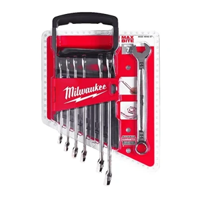 Image of Milwaukee Juego de 7 llaves combinadas, 10, 11, 12, 13, 14, 15, 17 mm