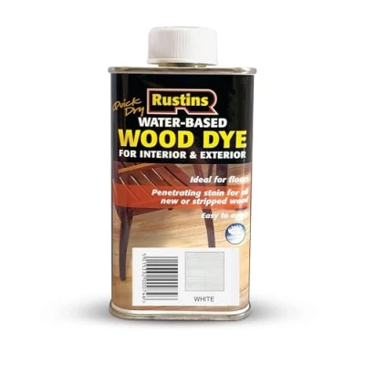 Image of Rustins Wood Dye White 250ml