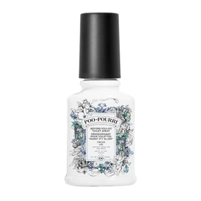 Image of Pourri Bathroom Air Freshener Spray Before You Go Poo Toilet Fresh Deodorizer Traps Odors Under the Water&#039;s Surface Plant Based Essential Oil (59 ml)