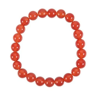 Image of Something Different Wholesale Sacral Chakra Healing Crystal Bead Bracelet Carnelian Gemstone for Energy Balance and