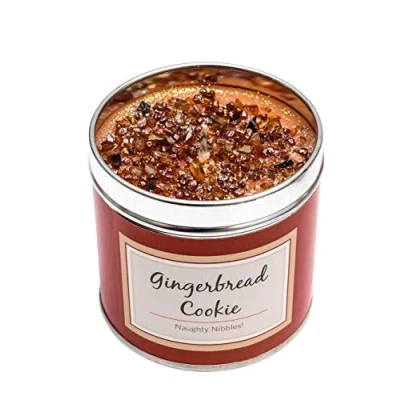 Image of Best Kept Secrets Gingerbread Cookie Seriously Scented Candle in a tin 50 hours burning time
