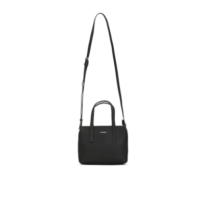 Image of Calvin Klein Women&#039;s Ck Must Mini Tote_Pu/Nubuck Crossovers, Black, One Size