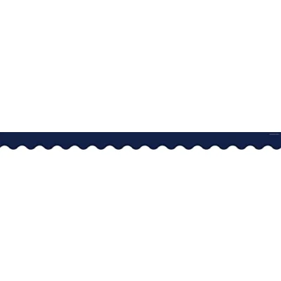 Image of Teacher Created Resources Navy Scalloped Border Trim (5861)