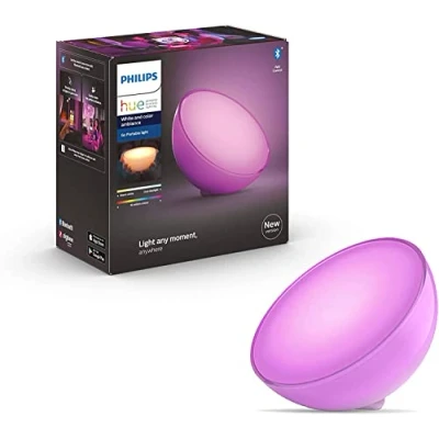 Image of Philips Hue Go 2.0 White &amp; Colour Ambiance Smart Portable Light with Bluetooth, Works Alexa and Google Assistant (Pack of 1)