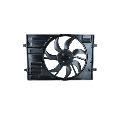 Image of 5Q0959455BL, 5QM121203H Cooling fan NRF 47950 12V 400W with radiator shroud VOLKSWAGEN: Golf 7, Tiguan II, T Roc, SKODA: Octavia 3 Schrägheck