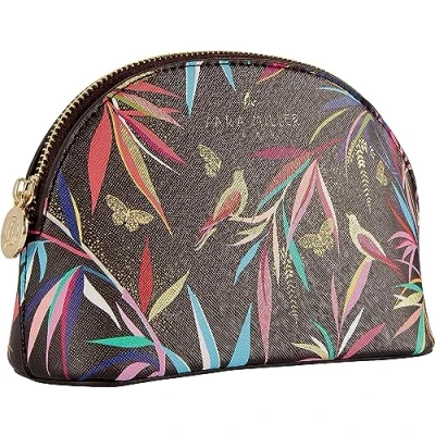 Image of Sara Miller Bamboo Black Small Cosmetic Bag