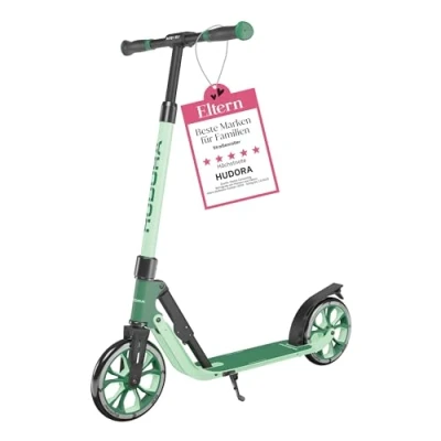 Image of HUDORA BigWheel 205 Advanced scooter Comfortable aluminium for up to 100kg Height adjustable &amp; foldable Kick children/teenagers adults