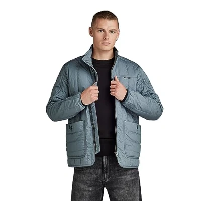 Image of G STAR RAW Men&#039;s Liner Overshirt, Grey (axis D23659 4481 5781), M