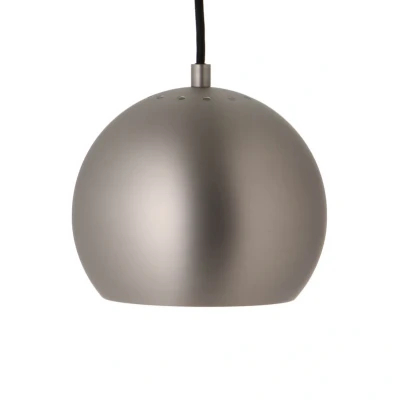Image of FRANDSEN pendant light Ball, nickel coloured satin, Ø 18 cm