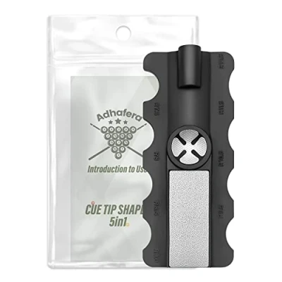 Image of Adhafera Cue Tip Shaper, 5 in 1 Snooker Shaper for Effective and Rapid Repair