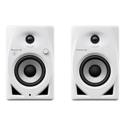 Image of Pioneer DJ DM 40D BT 4 desktop monitor system with Bluetooth® functionality (White)