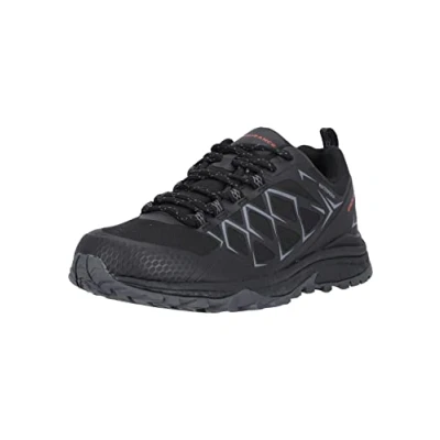 Image of endurance Men&#039;s Tingst Hiking Shoe, 1001s Black Solid, 12.5 UK