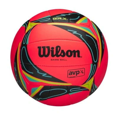 Image of Wilson AVP GRX Grass Game Ball Volleyball Official Size