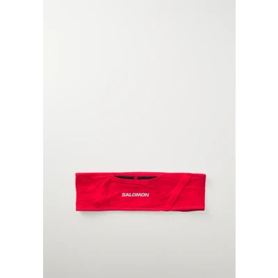 Image of Salomon Pulse Unisex Belt, Snug Fit, Trail Running, Hiking, Cycling, Smart Storage, and Outdoor Versatility, Red, L