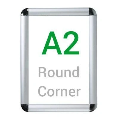 Image of A2 SNAP Clip Frames Opening Poster Holders Retail Notice Display Board Sizes A0 A4