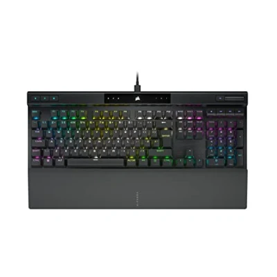 Image of CORSAIR K70 RGB PRO Mechanical Wired Gaming Keyboard CHERRY MX RED Linear Switches PBT Double Shot Keycaps iCUE Compatible QWERTY UK PC, Mac, Xbox Black