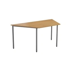 Image of 1600 X 800 Trapazoidial Multipurpose 18Mm Table Desktop Nova Oak