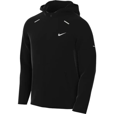 Image of Nike Performance Windrnner Running jacket, Men&#039;s, Size: XL, Black/reflective silver