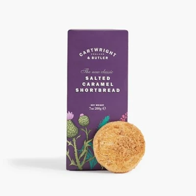 Image of Cartwright &amp; Butler Salted Caramel Shortbread In Carton