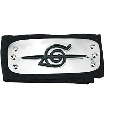 Image of KOGUMA Naruto Anti Konoha Itachi Metal Plated Headband Forehead Ninja Cosplay Accessories