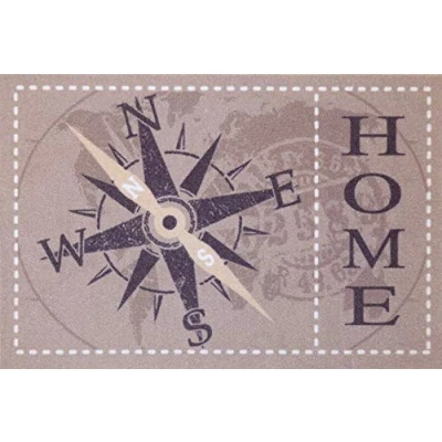 Image of oKu Tex Doormat, Polyamide, Compass, 40 x 60 cm