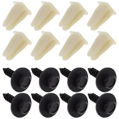 Image of YINETTECH 30 Sets of Expansion Nuts Screws 63171367868/07119916949 Plastic Fastening Clip Underbody Shields Insulation Panel Clips Automotive Replacement Parts