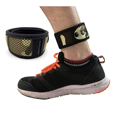 Image of KOSTOO Adjustable Arm&amp;Ankle Button Wristband Straps with Mesh Pouch for ONE/Flex 2/ALTA/ALTA HR/Garmin Vivofit/2/3/4/JR Fitness Tracker (11inch)