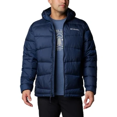 Image of Columbia Men&#039;s F4emile Butte 2 Hooded Jacket, Collegiate Navy, XL