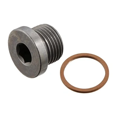 Image of 07119905428, 07119905428S1, 07119919125, 07119919125S1, 11137536578 Drain Plug FEBI BILSTEIN 31704 Steel 8 with seal ring BMW: 1 Hatchback, 6 Coupe