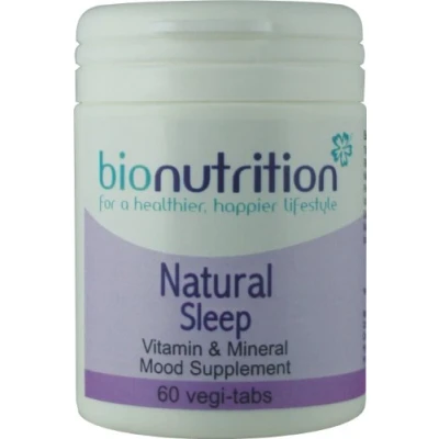 Image of Bio Nutrition Natural Sleep : Sleep, Mood and Memory Supplement 60 vegi tabs